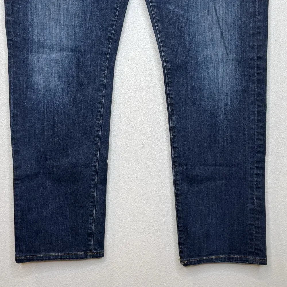 AG Adriano Goldschmied Jeans The Graduate Tailored Leg Mens Sz 33x34 Medium Wash